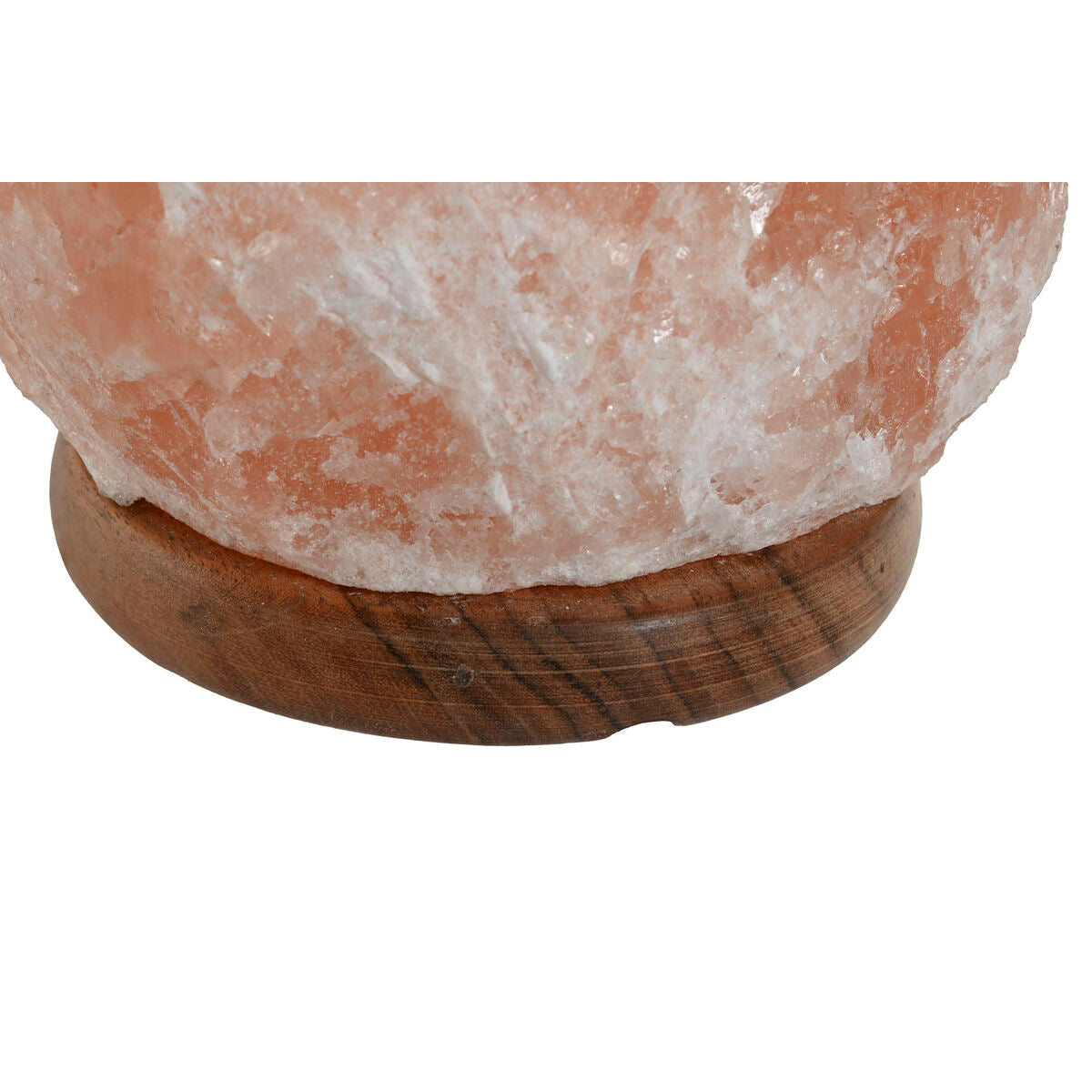 Desk lamp Home ESPRIT Pink Salt Mango wood 15 W 220 V 17 x 14 x 35 cm-5