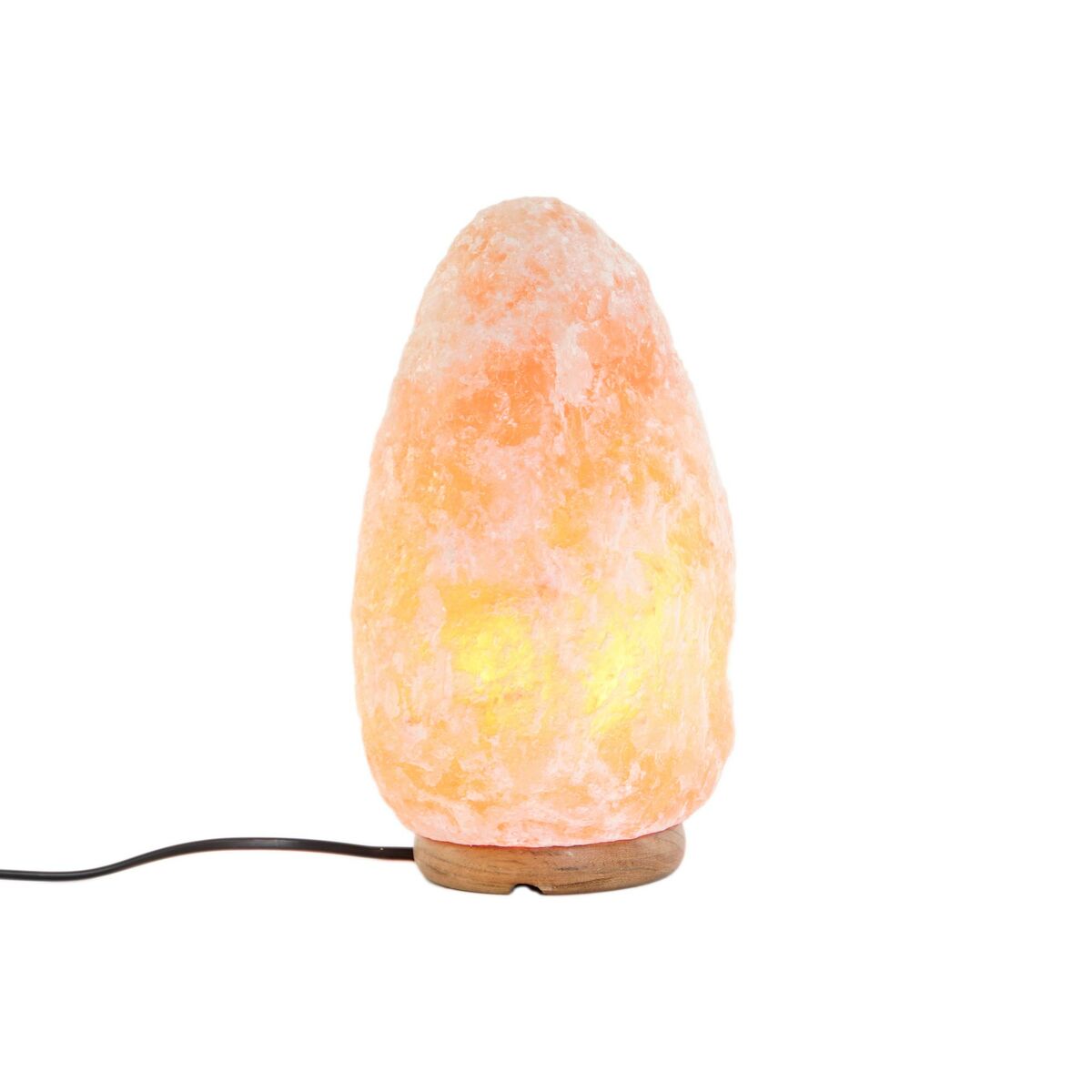 Desk lamp DKD Home Decor Pink Salt Acacia 220 V 16 x 16 x 25 cm-1