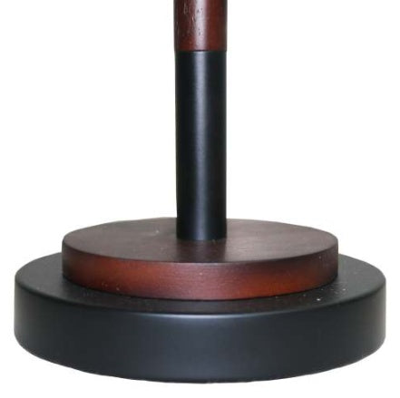 High Quality Hotel European Modern Bed Side Nightstand Decorative Led Table Desk Lamp, Cosmiclume Black Umbrella Shaped Table Lamp - Walnut - Bronze 110V