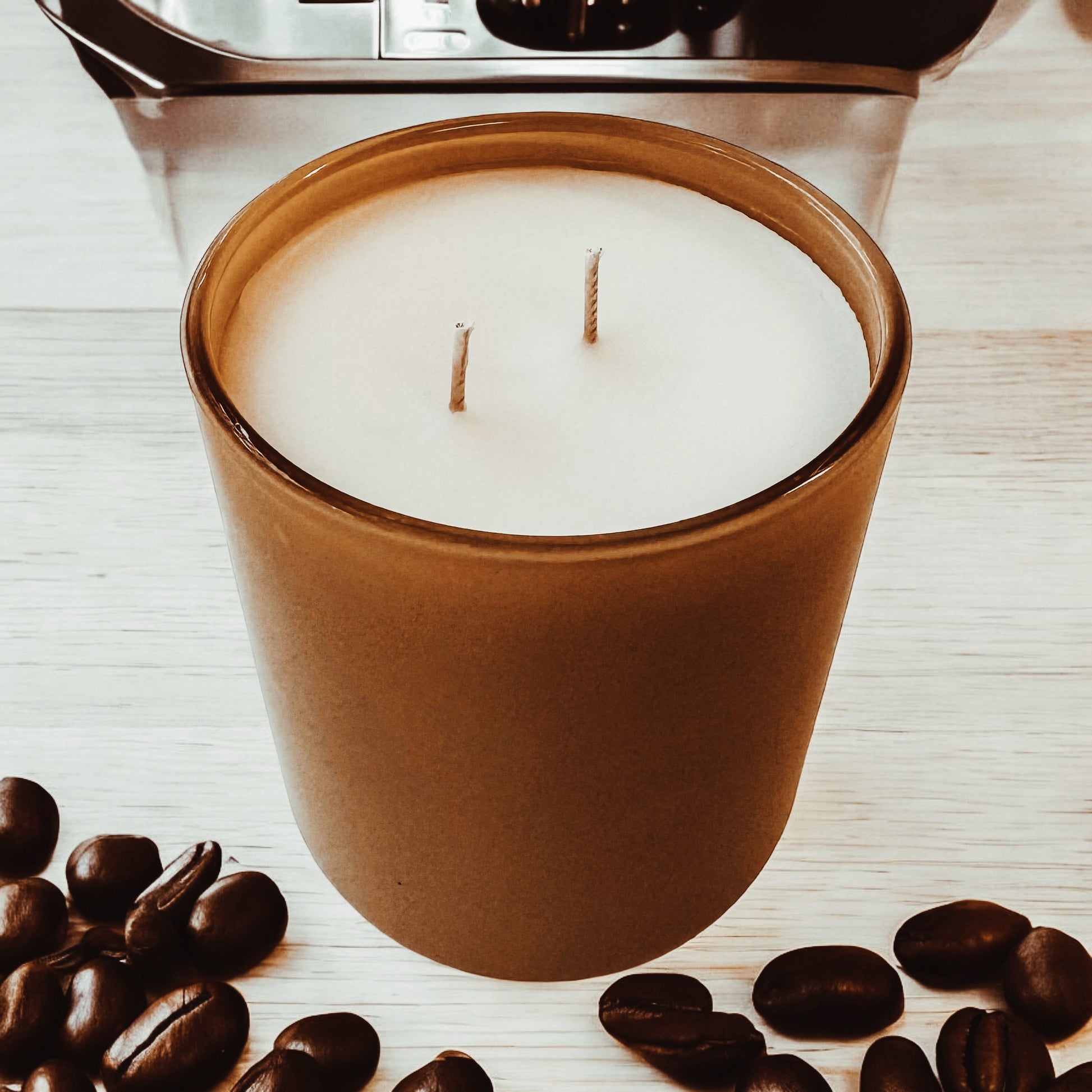 Two Shots of  Espresso Coffee Scent Candle-0