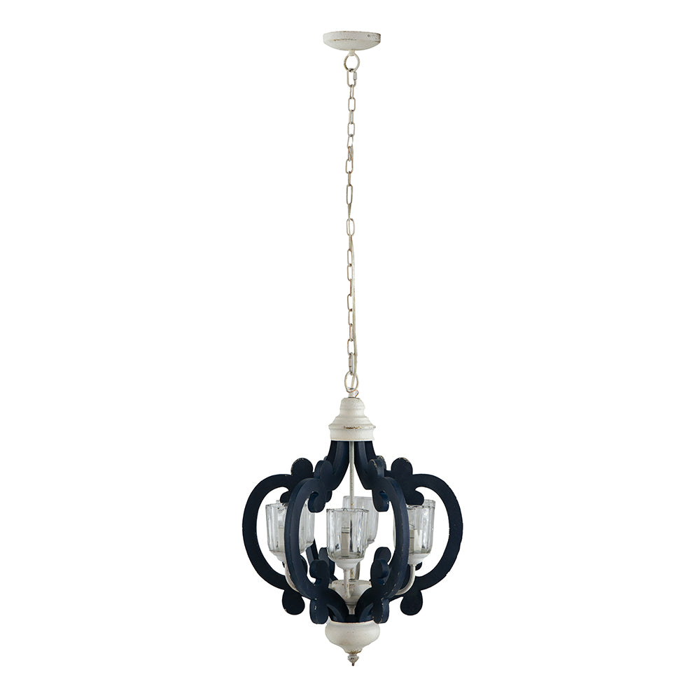 Wood Chandelier 6 -  Light Farmhouse Pendant Lighting Natural Wood Hanging Light Fixture For Kitchen Living Dining Room  Bulb Not Included
