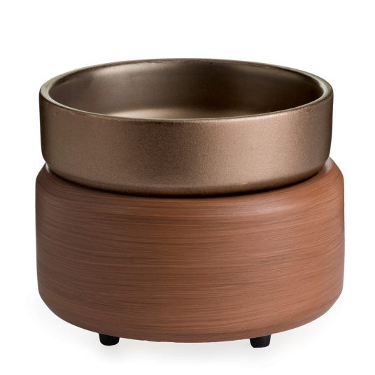 Bronze Walnut Hot Plate Wax Warmer