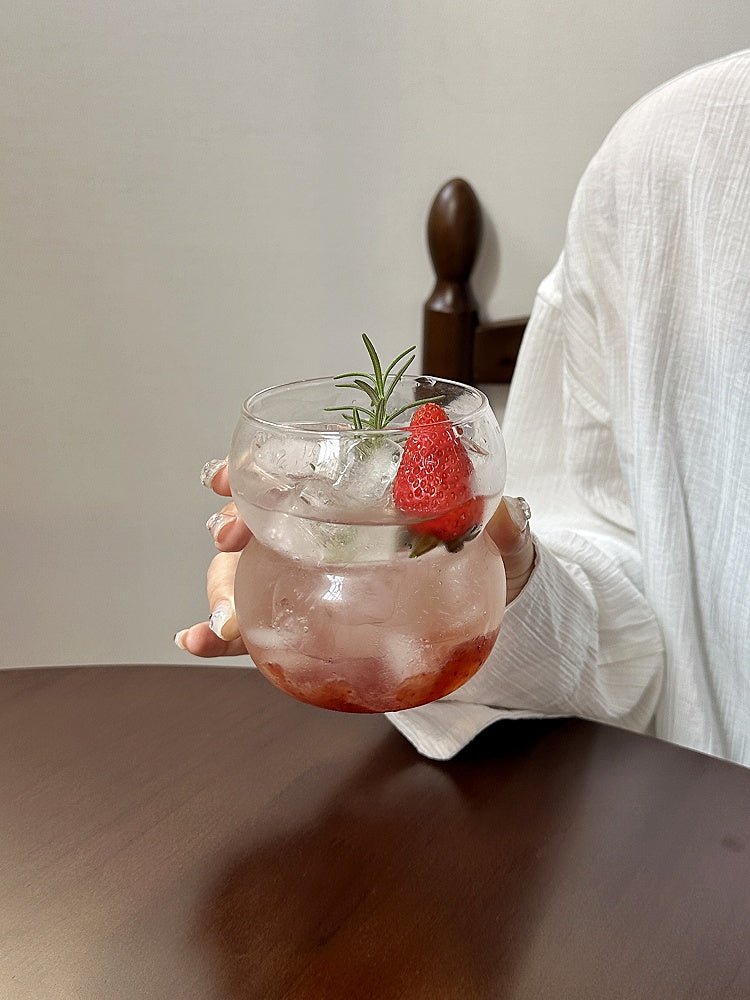 Bubble Shaped Glass Coffee Cups