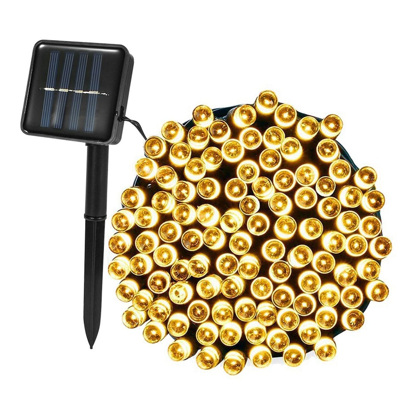 Solar String Lights 100 LEDs 12M - 8 Modes Waterproof Outdoor Fairy Lights